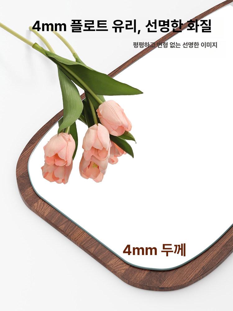 아치형 전신거울행거 피팅 코트랙 원룸 북유럽 미러 빈티지 다용도 예쁜전신거울 - 상세 이미지 4