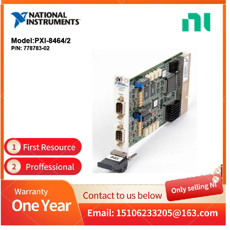 NI PXI-8464/2 듀얼 포트 CAN 인터페이스