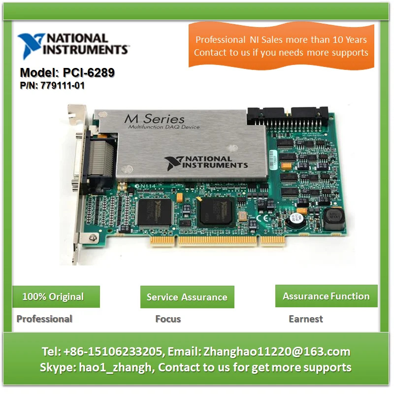 NI PCI-6289 779111 -01 M 시리즈 데이터 수집 모듈
