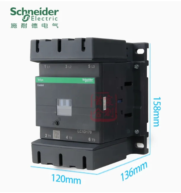 SCHNEIDER AC 접촉기 LC1D17000M7C 170A 220V LC1D17000F7C 110V LC1D17000Q7C 380V