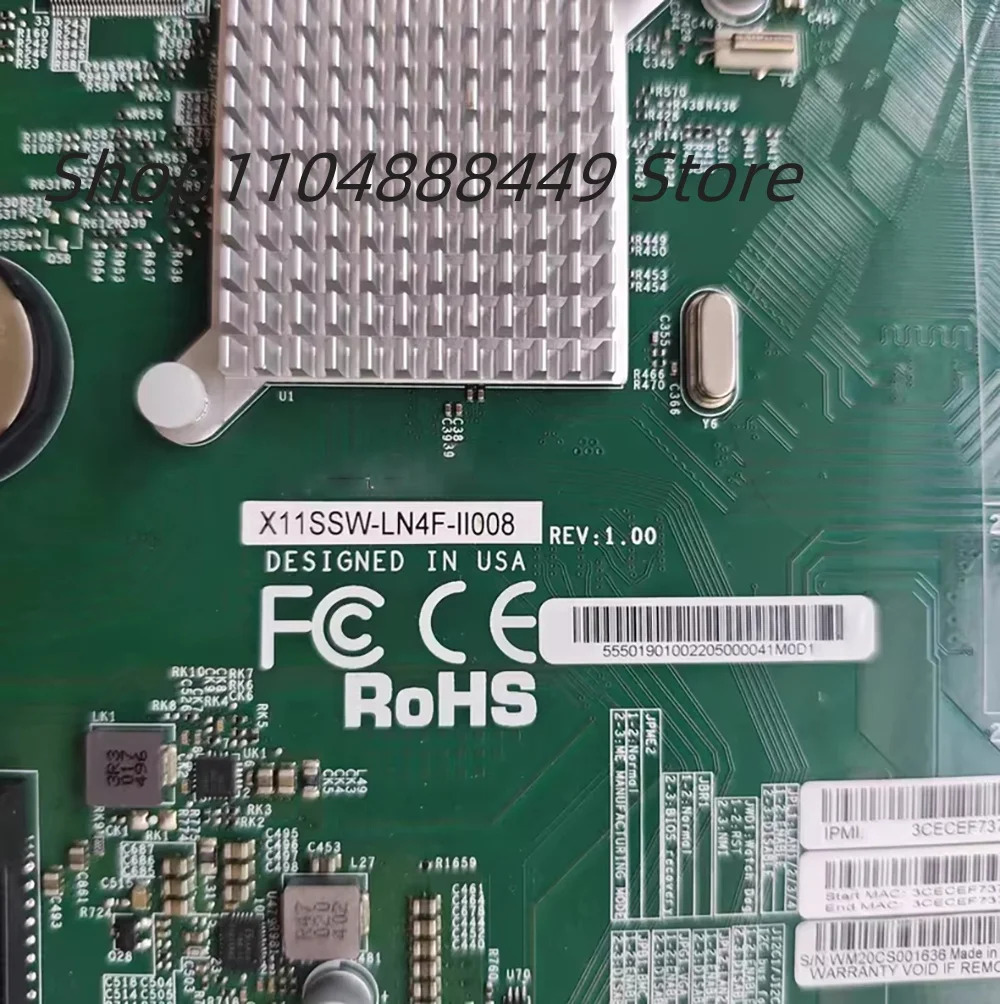 X11SSW-LN4F-II008 REV.1.0 산업컴퓨터 마더보드