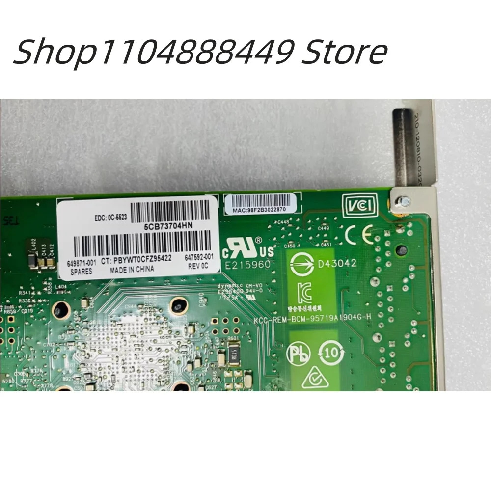 intel호환 I340-T4 E1G44HTG1P20 4포트 기가비트 네트워크 카드용