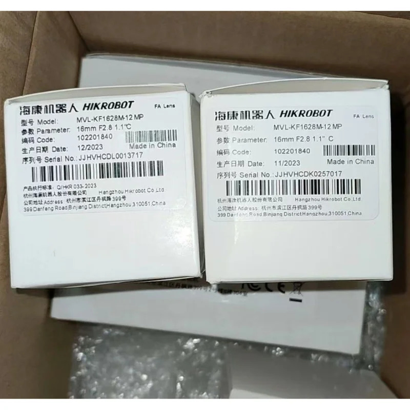 신 산업렌즈 MVL-KF1628M-12MP 초점 거리 16mm F2.8 1.1 인치 C 포트