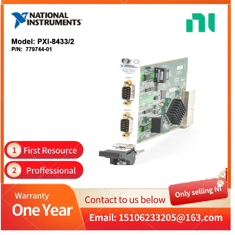 NI PXI-8433/2 779744 -01 직렬 장비 제어