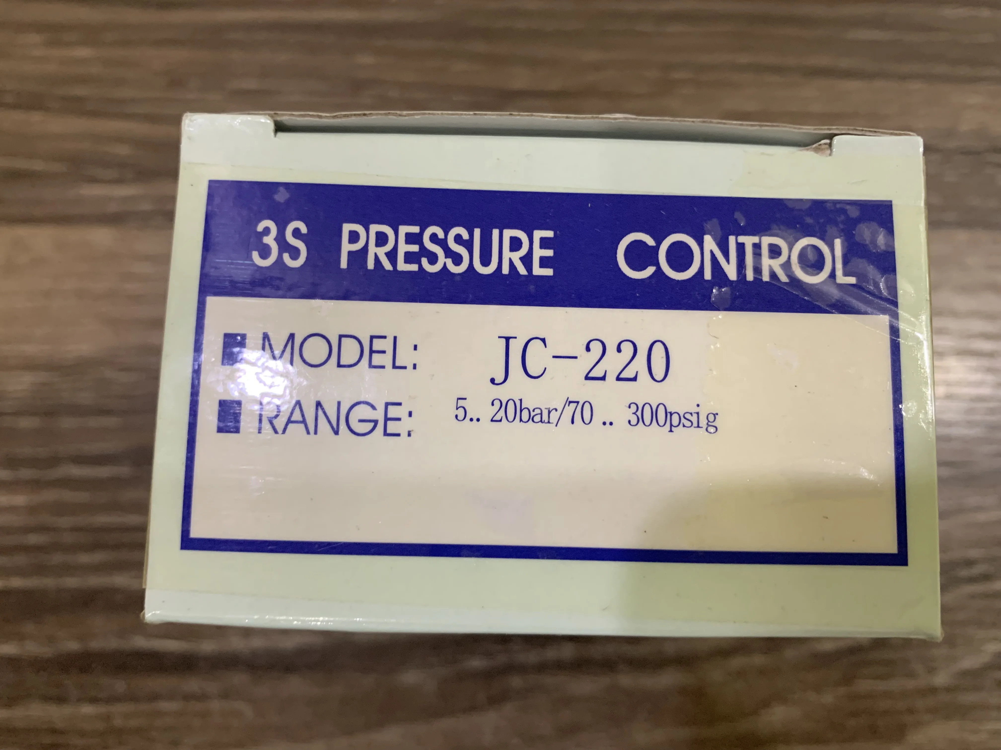 3s 압력 스위치 단일 전기 컨트롤러 JC-220 고전압 저전압 보호 신