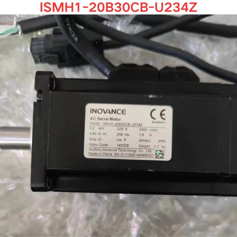 리퍼 Inovance 서보모터 ISMH1-20B30CB-U234Z 0.2KW 기능 OK