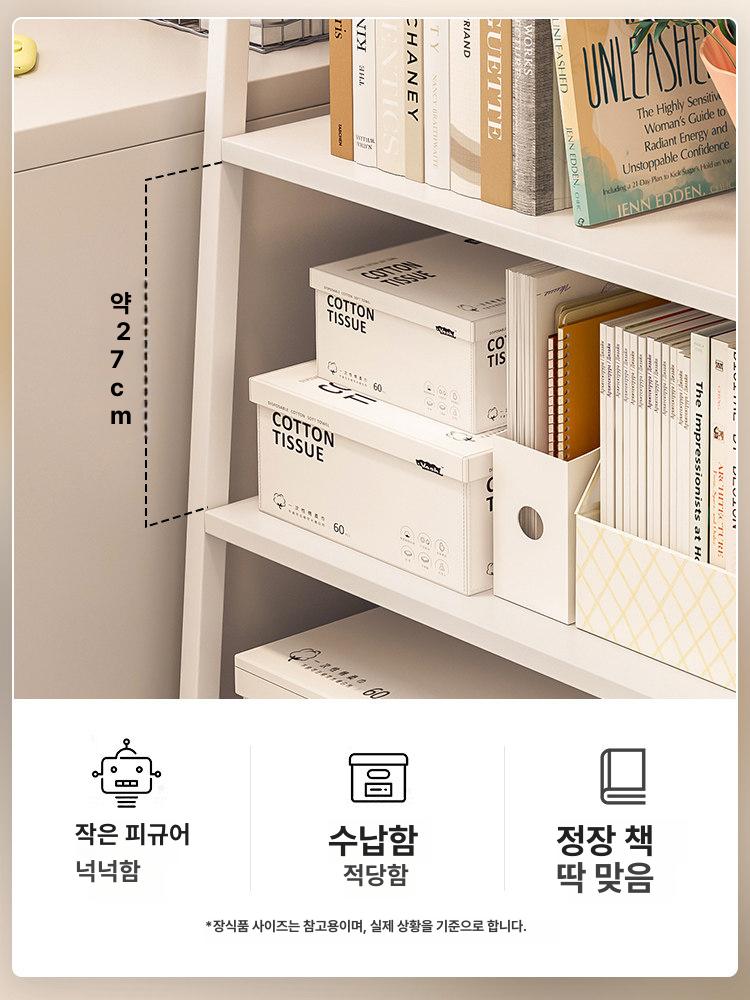 연핑크 선반장 수납장 철제 단 앤틱 파스텔 수납함 거실 랙 모던 정리함 - 상세 이미지 3