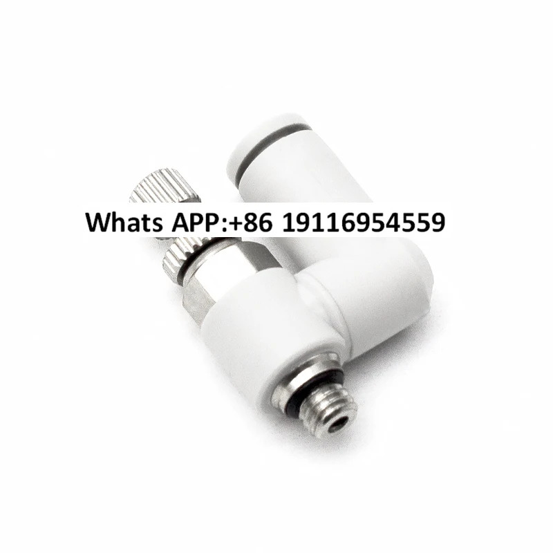 10PCS 공압식 퀵 체인지 스로틀 밸브 미니 타입 PSS3-M3/4-M5/6-01 기관 연결 범속도 제밸브
