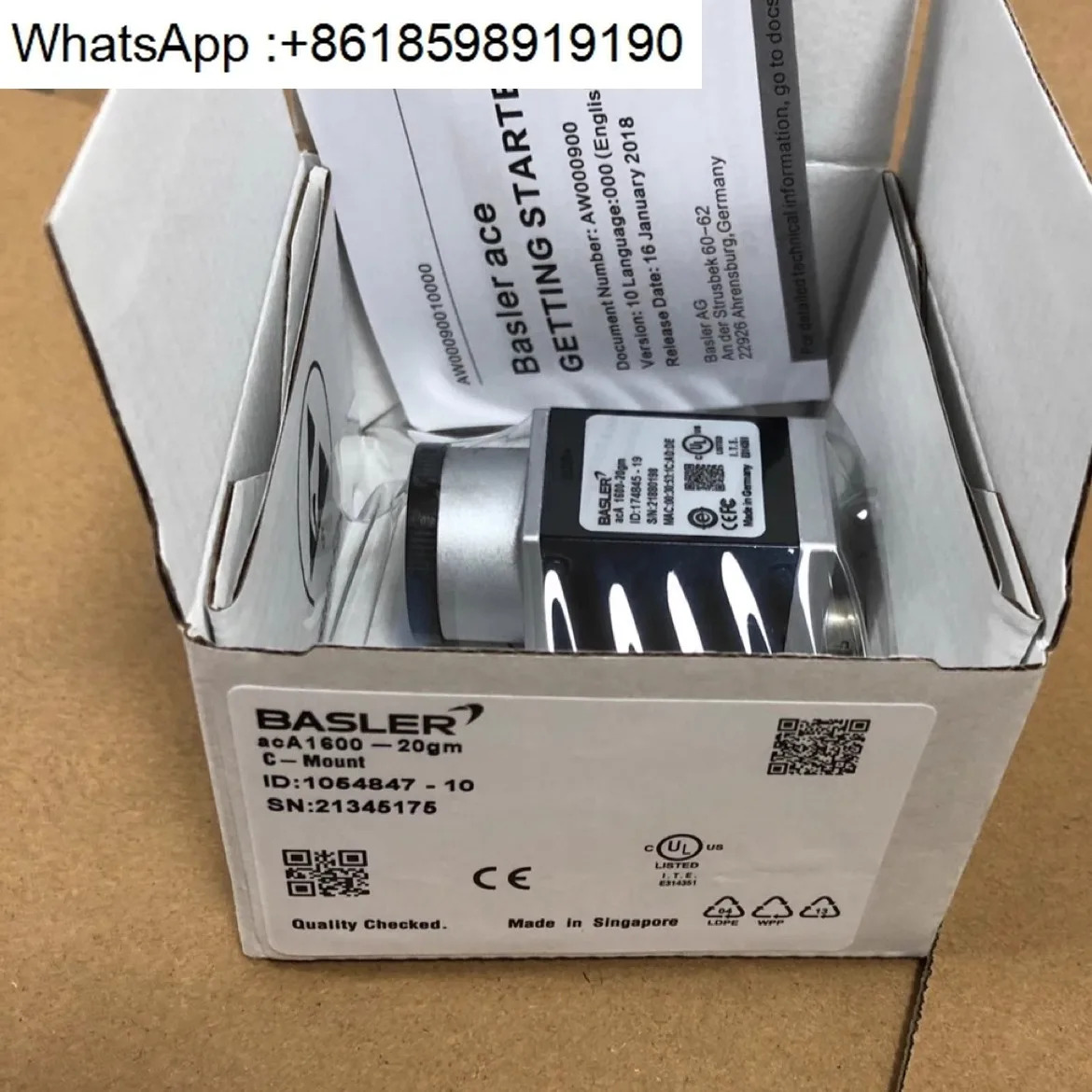 산업카메라 카메라 비전 acA1600-20GM호환/acA1600-20gc