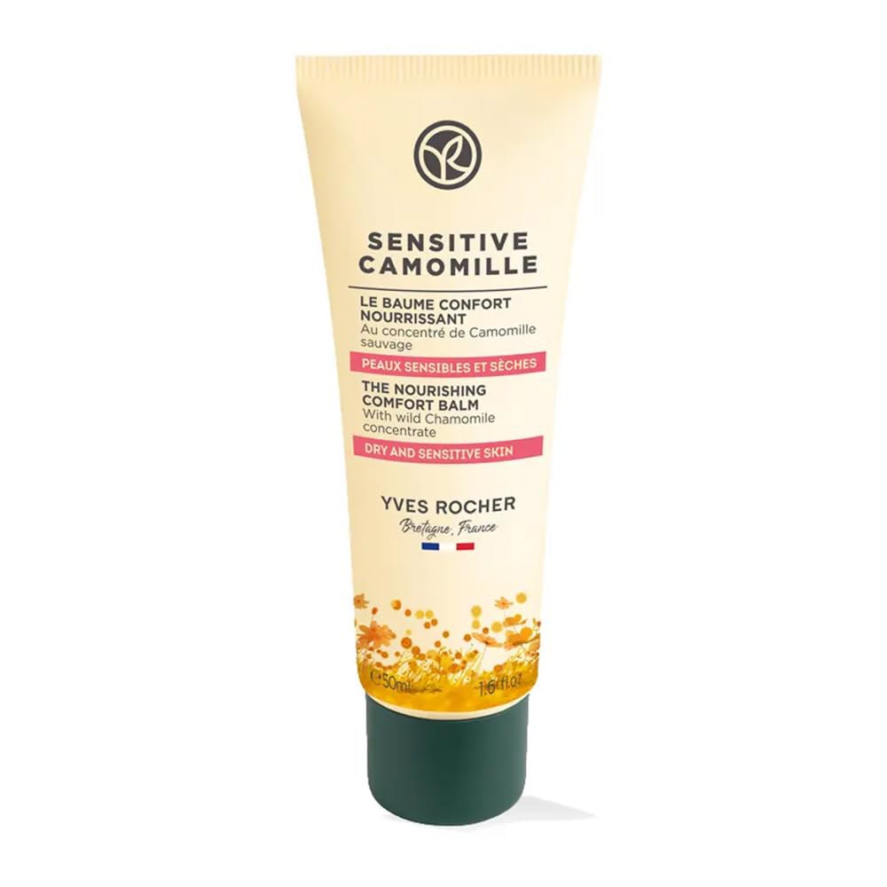 Yves Rocher Sensitive Chamomile 너리싱 컴포트 드라이 케어 민감성 fl.oz 50ml/1.7 스킨 밤 바디 - 상품 이미지