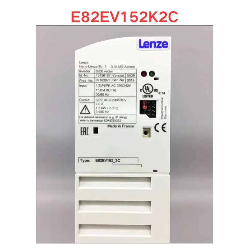 오리지널 E82EV152K2C 주파수 변환기
