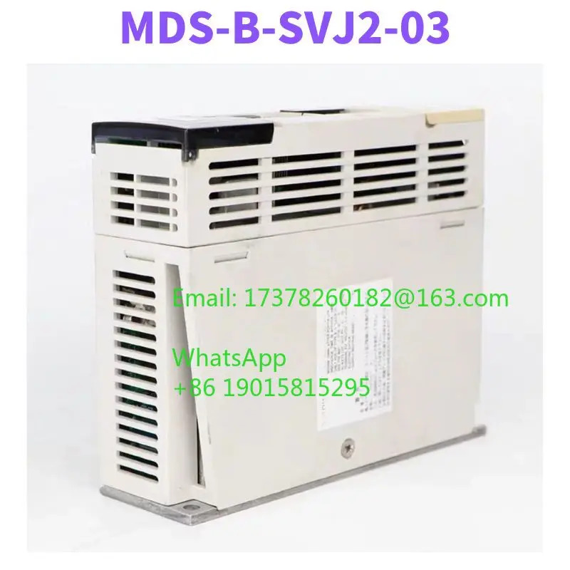 리퍼 MDS-B-SVJ2-03 MDS B SVJ2 03 서보 드라이브 장치 완료