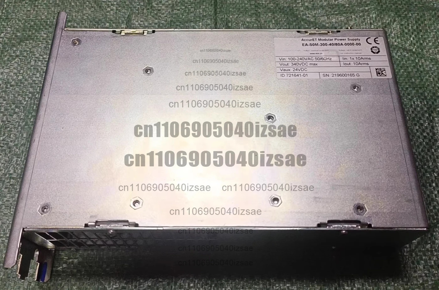 AccurET 드라이버 EA-S0M-300-40/80A-0000-00 100-240VAC 340VDC 24VDC 보조 전원공급장치 완전 작동 리퍼 완료