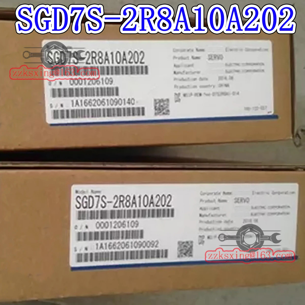 SGD7S-2R8A10A202 오리지널 AC 서보 드라이버