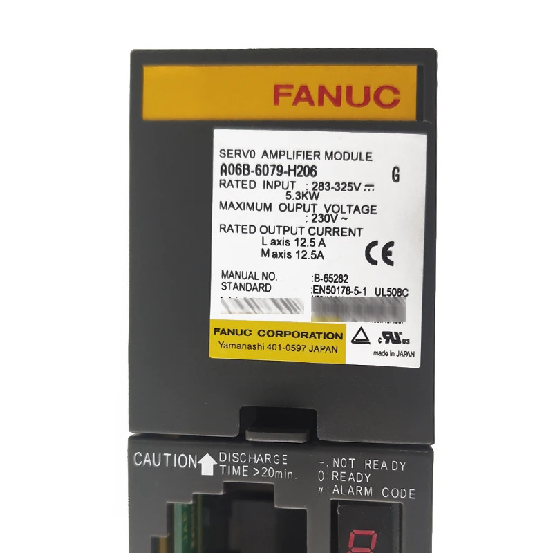 A06B-6079-H206 Fanuc 서보 모듈 A06B6079H206 리퍼 완료