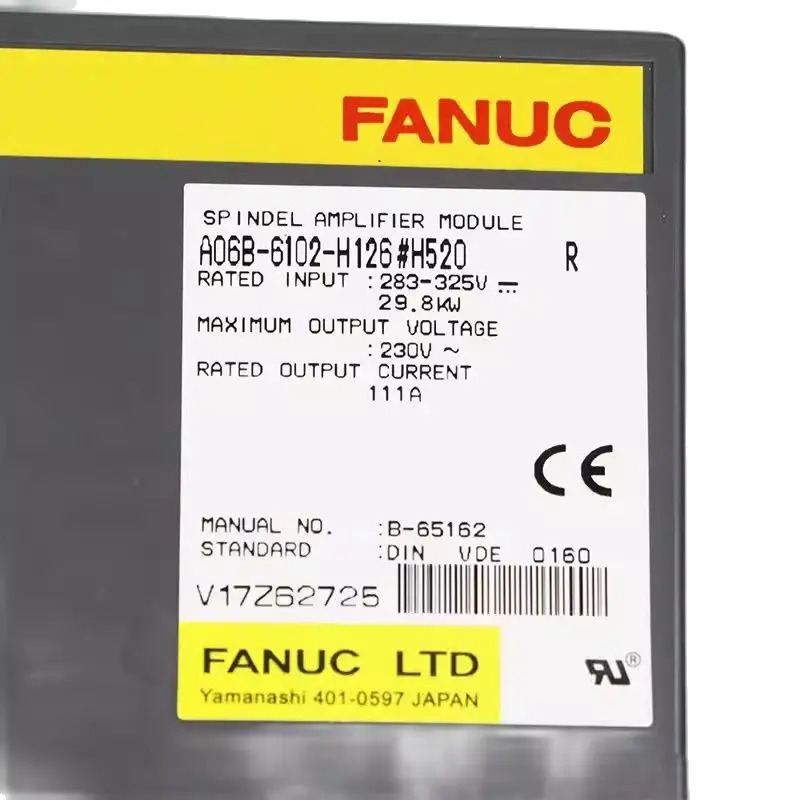 A06B-6102-H126 Fanuc 서보 드라이브 전원 공급 모듈 리퍼 완료 A06B6102H126