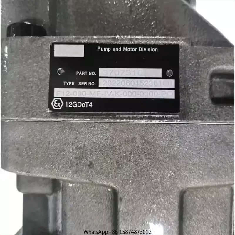 F12 F12-090-MF-IV-K-000-0000-PO 3707310 유압 펌프 모터 F12-030 F12-040 F12-060 F12-080 F12-090 F12-110 F1