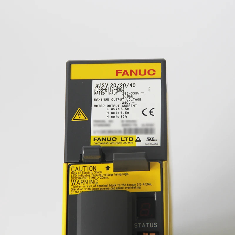 A06B-6117-H304 Fanuc CNC 컨트롤러서보 모듈 Ok A06B6117H304 리퍼 완료