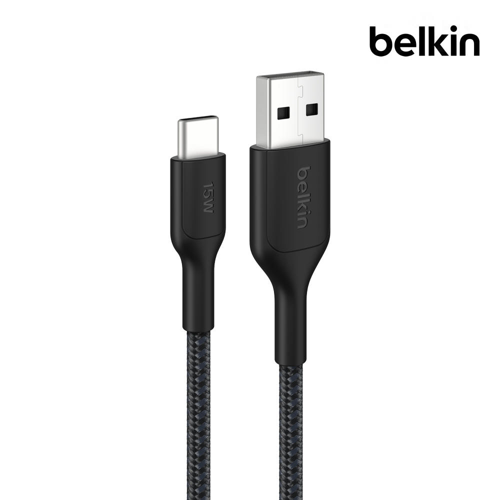 벨킨 USB-A to C 브레이디드 충전 케이블 CAB022fq 블랙 1m 가격 비교 벨킨공식몰 벨킨 USB-A to C 브레이디드 충전 케이블 CAB022fq 블랙 1m