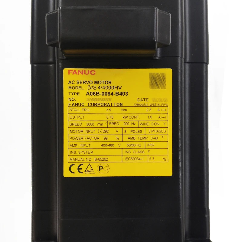 A06B-0064-B403 CNC 기계 A06B 0064 B403Fanuc AC 서보모터