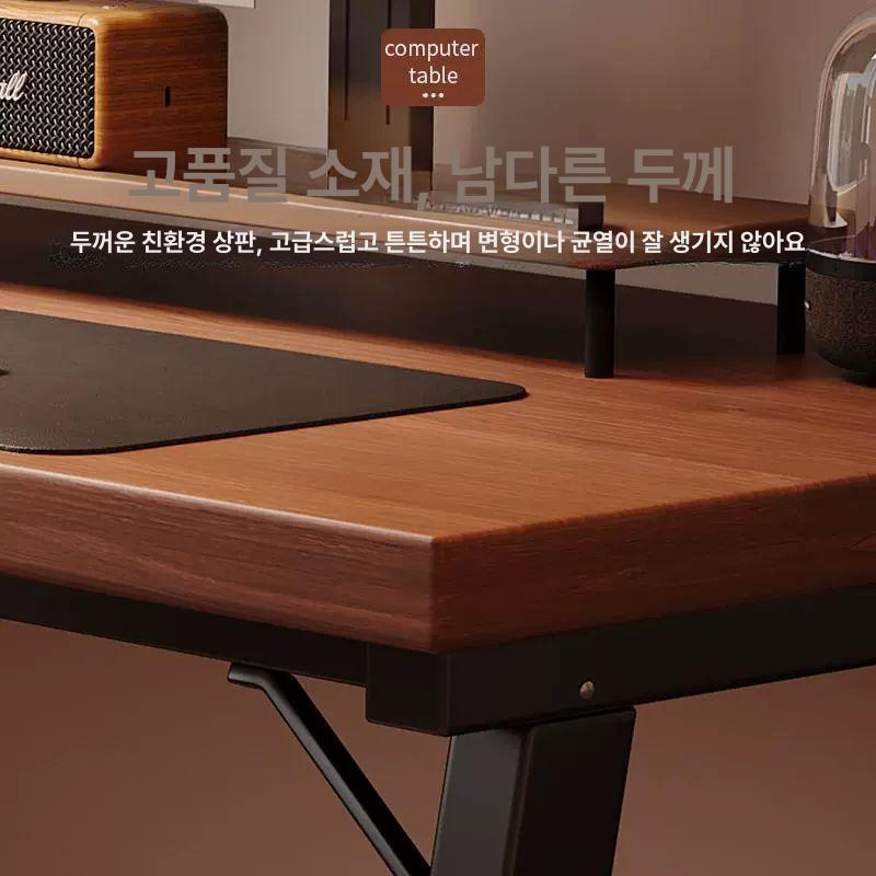 조립식 데스크 컴퓨터책상 깊이 가로 게이밍책상 폭 너비 홈오피스 움직이는 서재 - 상세 이미지 3