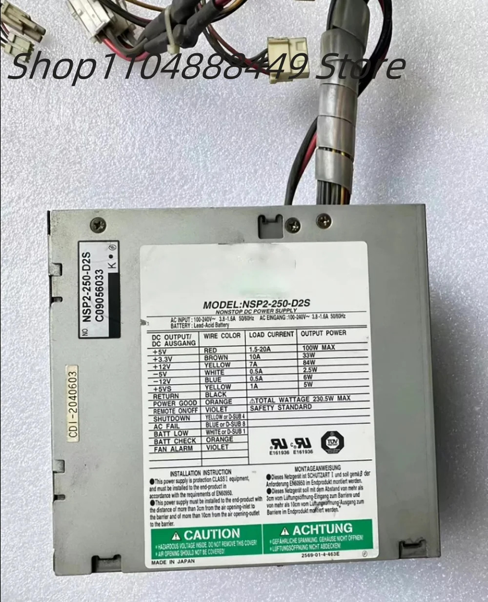 Nipron NSP2-250-D2S 산업장비 전원공급장치용