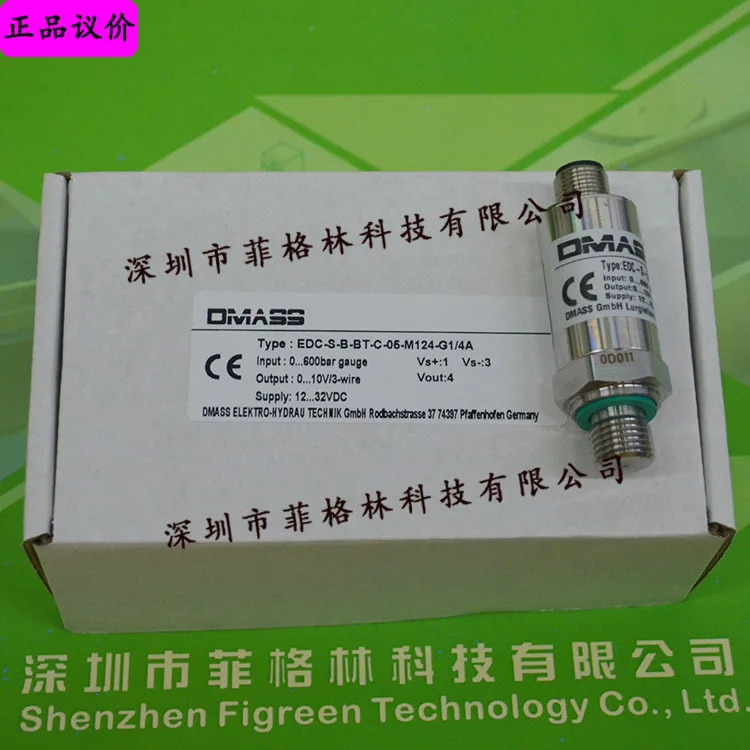실제 EDC-S-B-BT-C-05-M124-G1/4A Demas DMASS 압력센서