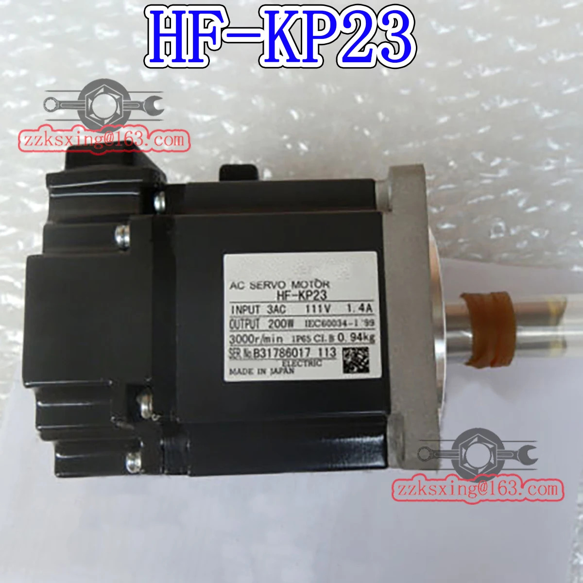 오리지널 AC 서보모터 내 신 HF-KP23