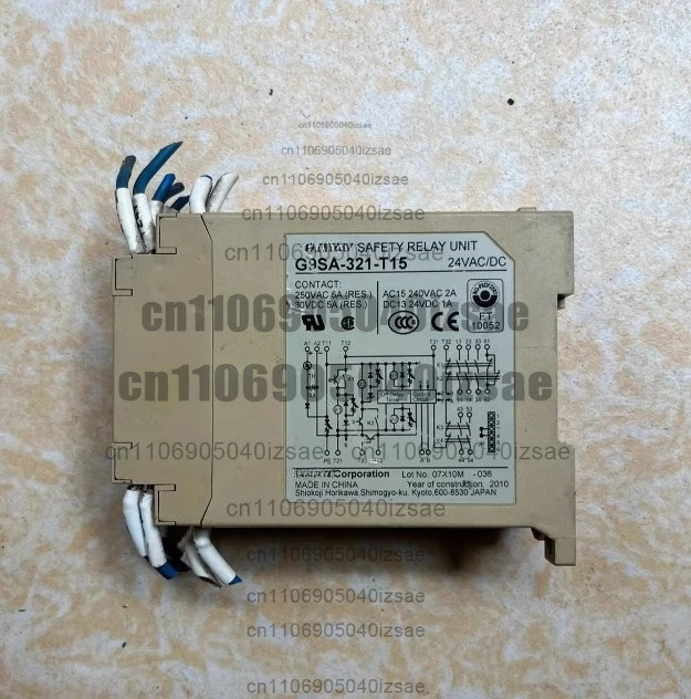 G9SA-321-T15 보안 릴레이 24VAC/DC 리퍼 완료