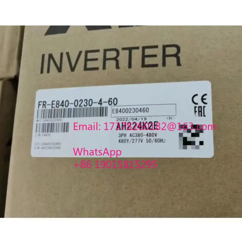 새 형 인버터 FR-E840-0230-4-60 시리즈