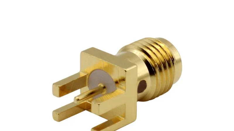 SMA-KE 오프셋 각도 SMA-KHD 소켓 암 베이스 풋 외부 나사 내부 구멍 간격 1.6mm 리퍼 50 개 포장