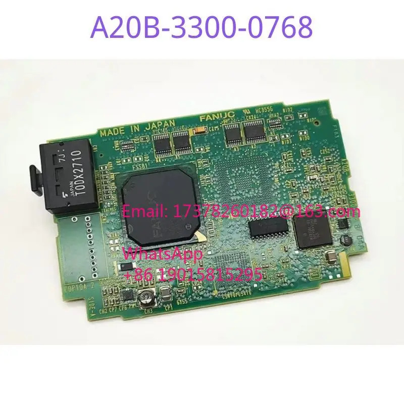 오리지널 FANUC A20B-3300-0768Axis 카드 회로 기판은 CNC 시스템 컨트롤러대해 리퍼를 거쳤습니다.
