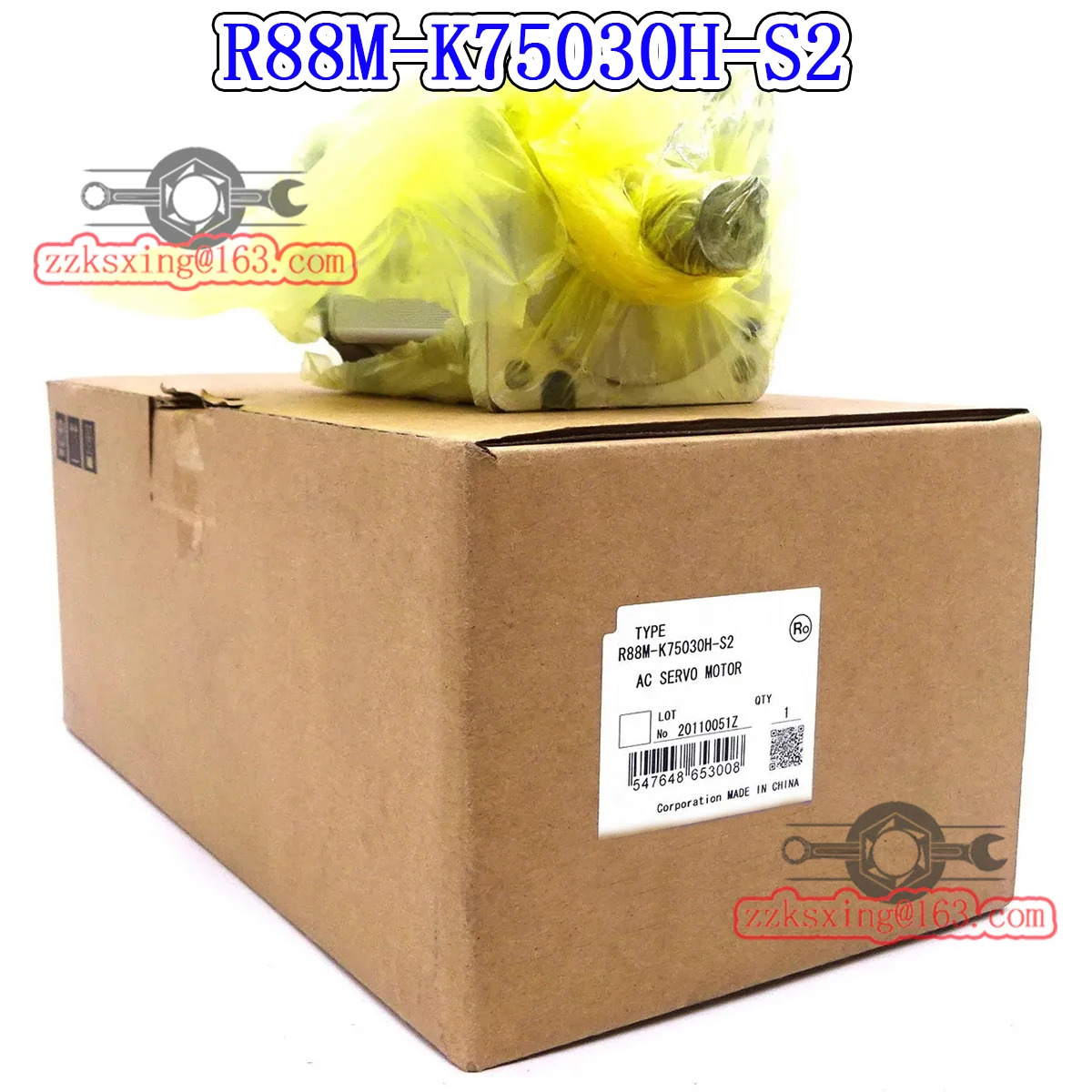 오리지널 AC 서보모터 신 R88M-K75030H-S2