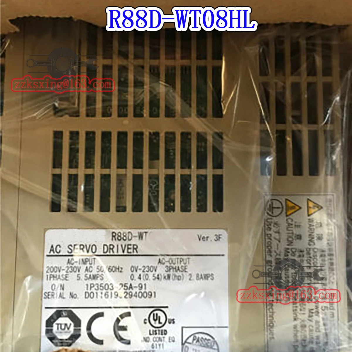 오리지널 AC 서보 드라이버 신 R88D-WT08HL