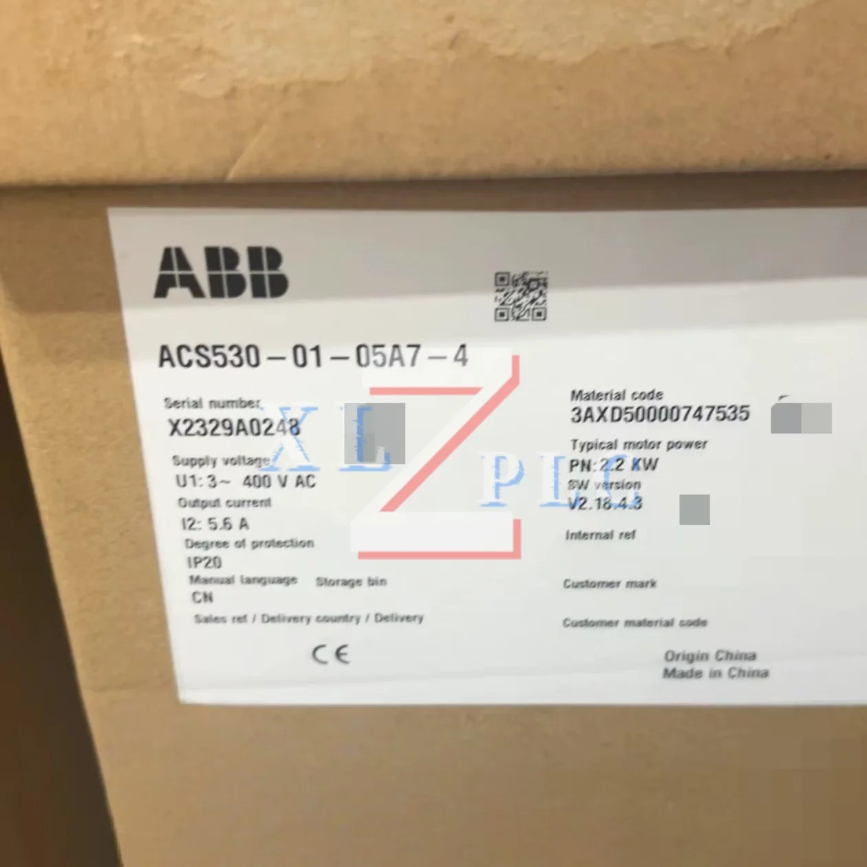 주파수 변환기 원본 ACS530-01-04A1-4 ACS530-01-05A7-4 ACS530-01-07A3-4