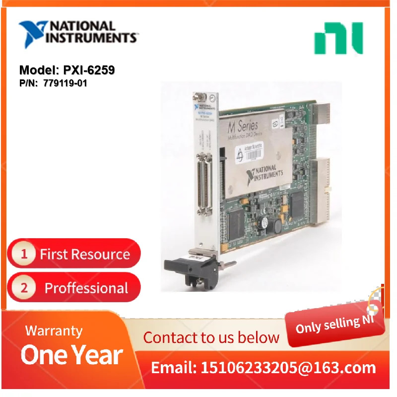 NI PXI-6259 779119 -01 PXI DAQ 신호 조절