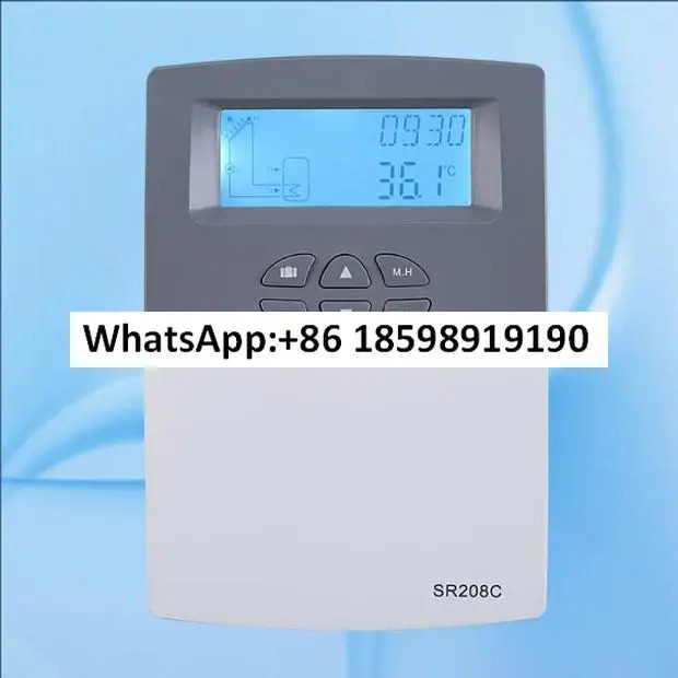 SR208C 영어 압력 태양광 컨트롤러 온도 차이 사이클 제어 200W