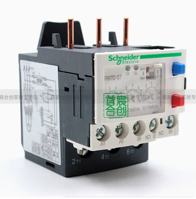 SCHNEIDER LR97D07 전열 과부하 계전기 LR97D07B AC/DC24V 1.2-7A