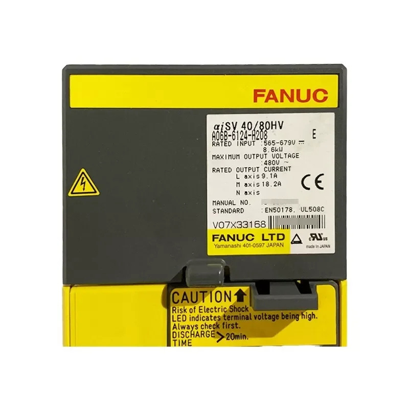 A06B-6124-H208 Fanuc 서보 모듈 Ok A06B6124H208 리퍼 완료