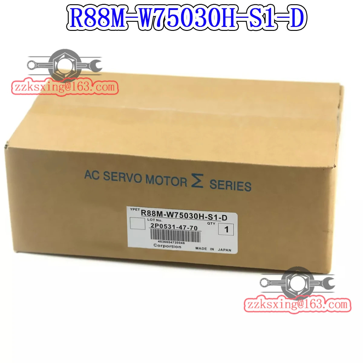 오리지널 AC 서보모터 R88M-W75030H-S1-D