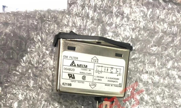 06AB2D 오리지널 AC 전원 입력모듈 커넥터 필터 115/250VAC