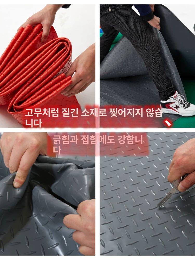 업소용 롤장판 매트 방수 주방 복도 논슬립 사무실 미끄럼방지 욕실 광폭 창고 - 상세 이미지 2