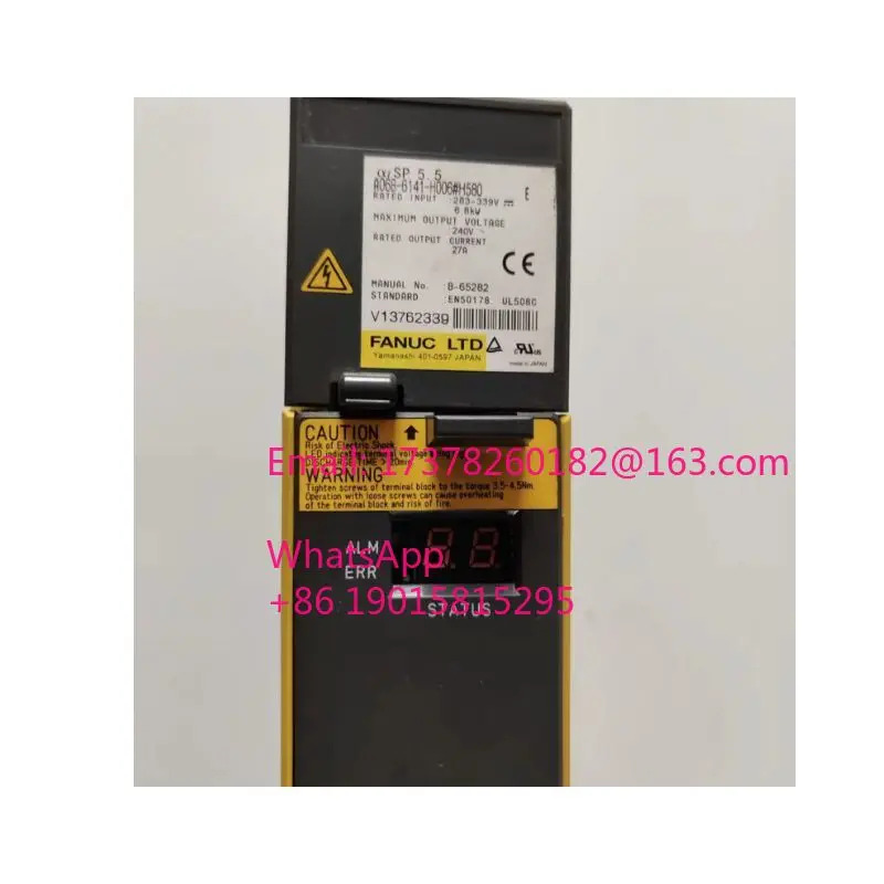 리퍼 FANUC A06B-6141-H006 580 서보 드라이브 정상 기능 완료