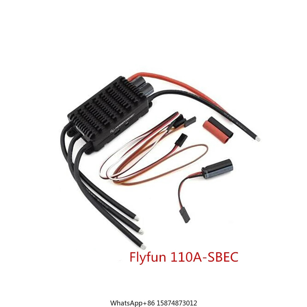 Hobbywing FlyFun RC 쿼드 옵터속도 컨트롤러 브러시리스 ESC 6-14S Lipo DEO 기능 HV OPTO SBEC V5 110A