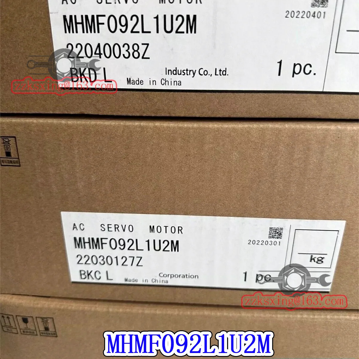 오리지널 AC 서보모터 MHMF092L1U2M
