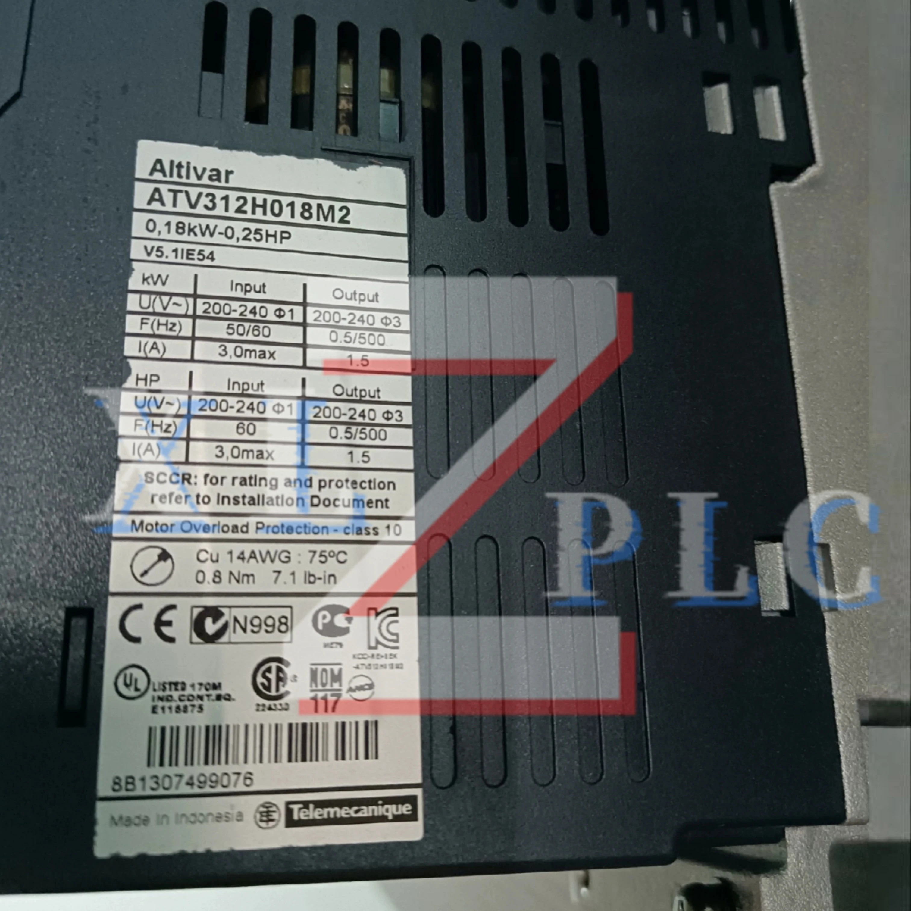 주파수 변환기 원본 ATV312H018M2 220-240V 0.18KW ATV312H037M2 0.37KW