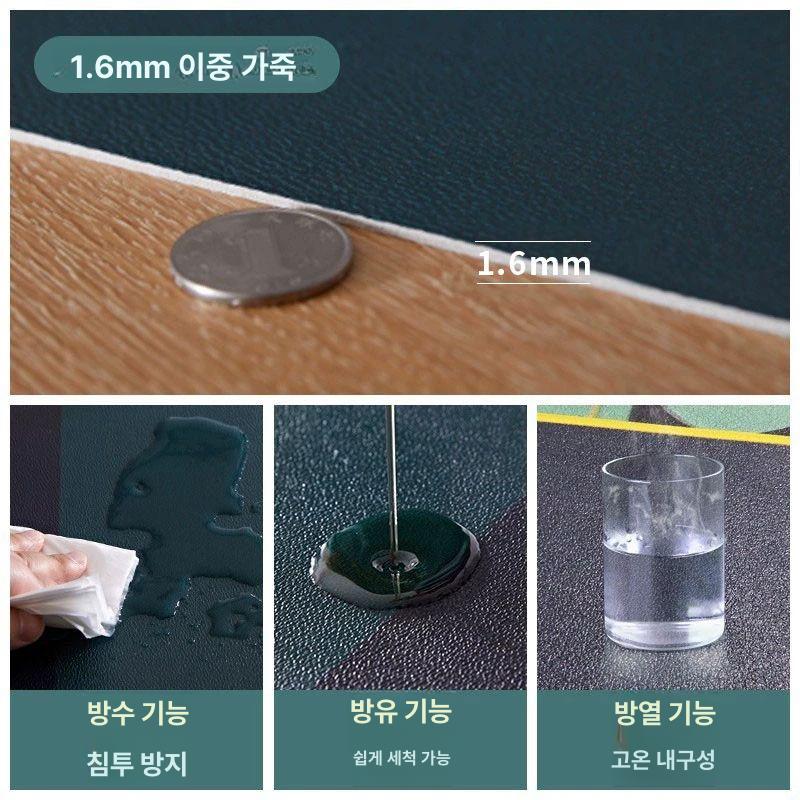 대리석 대형실리콘매트 방수 패턴 깔개 고급 심플 패드 보호 현대풍 실리콘매트대형 - 상세 이미지 3
