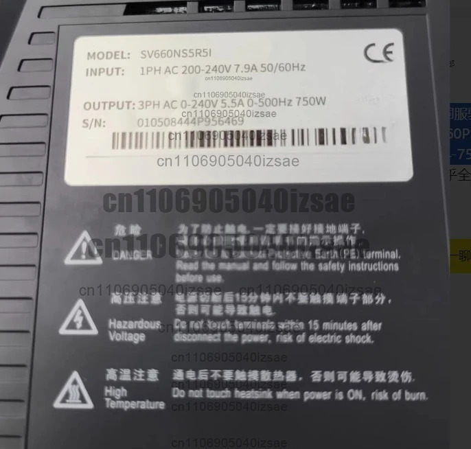 750W 서보 드라이브 세트 SV660PS5R5I 모터 MS1H4-75B30CB A331Z-S 리퍼 완료 OK
