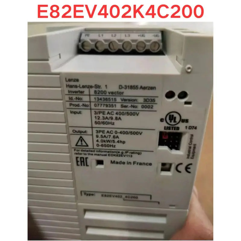 오리지널 E82EV402K4C200 주파수 변환기