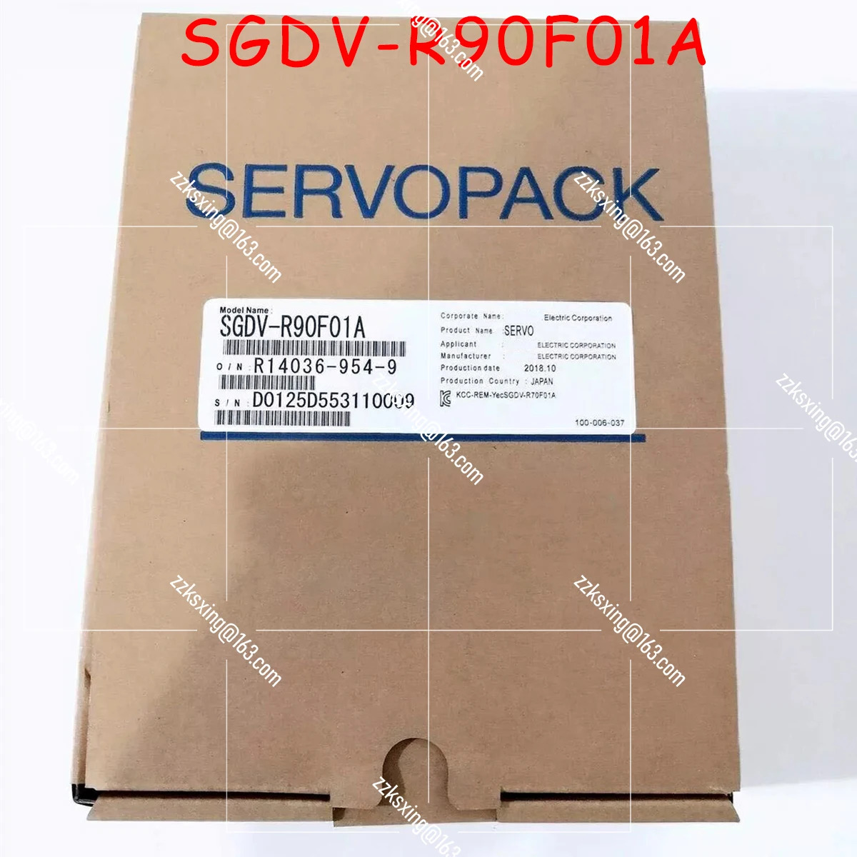 SGDV-R90F01A 오리지널 서보 드라이버 신
